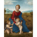 Reproductie van het schilderij La Madone dans le pré - Raphael