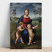 Reproductie van het schilderij De madonna van de distelvink - Raphael