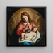 La Madone et l'Enfant - Giovanni Battista Salvi da Sassoferrato — wandpresentatie van het kunstwerk