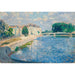 Reproductie van het schilderij La Marne à Lagny - Henri Lebasque