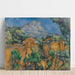 Reproductie van het schilderij La Montagne Saint Victoire - Paul Cézanne