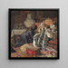 La Mort de la Reine Sophie Amalie - Kristian Zahrtmann — framed artwork on a wall