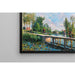 Reproductie van het schilderij La Passerelle - Chemin de Halage du Canal du Loing - Alfred Sisley
