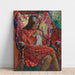 Reproductie van het schilderij La Petite Couseuse - Henri Lebasque
