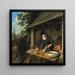 La Poissonnière - Adriaen van Ostade — ingelijst kunstwerk aan de muur