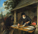 La Poissonnière - Adriaen van Ostade — weergave van het kunstwerk