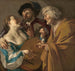 La Procuress - Dirck Van Baburen — weergave van het kunstwerk