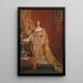 Reproductie van het schilderij La Reine Victoria die haar eed aflegt tijdens haar kroning door Sir George Hayter