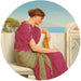 La Réponse - John William Godward — weergave van het kunstwerk