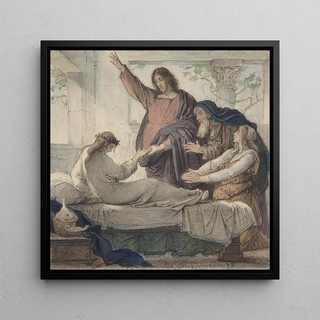 La Résurrection de la Fille de Jaïrus - Eduard Julius Friedrich Bendemann