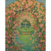 Reproductie van het schilderij La Roseraie, Gerberoy - Henri Le Sidaner