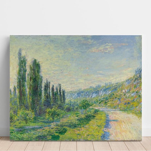 Reproductie van het schilderij La Route De Vétheuil - Claude Monet