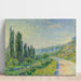 Reproductie van het schilderij La Route De Vétheuil - Claude Monet