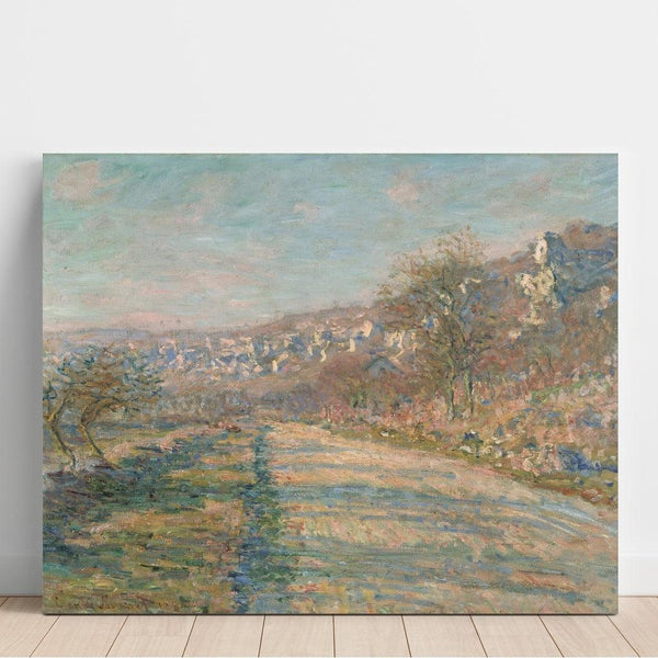 Reproductie van het schilderij La Route de La Roche-Guyon - Claude Monet