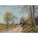 Reproductie van het schilderij La Route de Veneux - Alfred Sisley