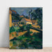 Reproductie van het schilderij La Route tournante à Montgeroult - Paul Cézanne