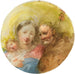 De Heilige Familie - Giuseppe Bernardino Bison — weergave van het kunstwerk