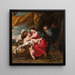 La Sainte Famille - Jan Van Den Hoecke — framed artwork on a wall