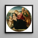 La Sainte Famille avec l'Enfant Baptiste dans un paysage - Sodoma — framed artwork on a wall