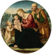 La Sainte Famille avec l'Enfant Baptiste dans un paysage - Sodoma — artwork view