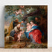 Reproductie van het schilderij De Heilige Familie onder een appelboom - Peter Paul Rubens