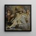 De Heilige Drie-eenheid - Peter Paul Rubens — ingelijst kunstwerk aan de muur