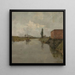 De Schelde in Dendermonde - Albert Baertsoen — ingelijst kunstwerk aan de muur
