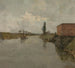 De Schelde in Dendermonde - Albert Baertsoen — weergave van het kunstwerk