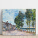 Reproductie van het schilderij La Seine À Bougival - Alfred Sisley