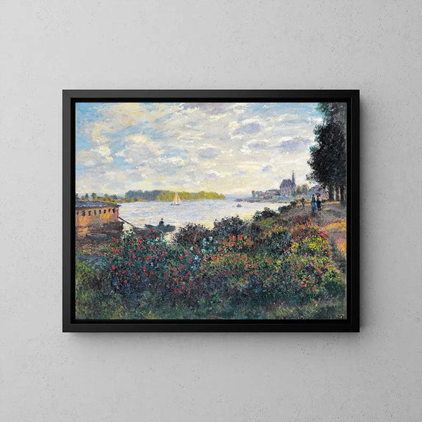 Reproductie van het schilderij La Seine à Argenteuil (1877) - Claude Monet