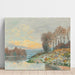 Kunstdruk La Seine à Bougival (1874) - Alfred Sisley | Kunstdruk