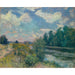 Reproductie van het schilderij La Seine à Bougival (1876) - Alfred Sisley