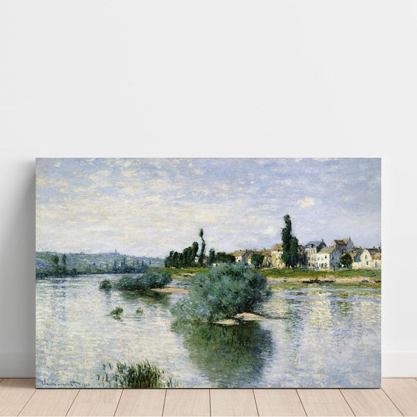 Reproductie van het schilderij La Seine à Lavacourt - Claude Monet