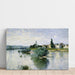 Reproductie van het schilderij La Seine à Lavacourt - Claude Monet