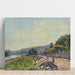 Reproductie van het schilderij La Seine au Bas-Meudon - Alfred Sisley