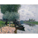 Reproductie van het schilderij La Seine près de Bougival - Alfred Sisley