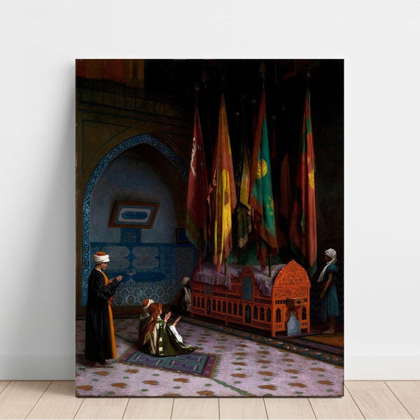 La Sentinelle au tombeau du sultan - Jean-Léon Gérôme | Reproduction Tableau Décoration murale affiche copie