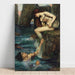 Reproductie van het schilderij De Zeemeermin - John William Waterhouse