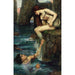 Reproductie van het schilderij De Zeemeermin - John William Waterhouse