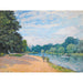 Reproductie van het schilderij De Theems met Hampton Church - Alfred Sisley
