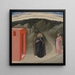 De Verleiding van de Heilige Antonius de Abt - Meester van de Osservanza — ingelijst kunstwerk aan de muur