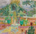 La Terrasse of Een terras in Grasse - Pierre Bonnard — weergave van het kunstwerk