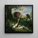 La Tombe de Wallstein - Josef Danhauser — framed artwork on a wall