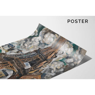 La Tour Eiffel - Robert Delaunay | Reproduction Tableau Décoration murale affiche copie