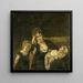 La Veuve - Alfred Stevens — ingelijst kunstwerk aan de muur