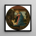 De Maagd aanbidt het Kind - Sandro Botticelli — ingelijst kunstwerk aan de muur