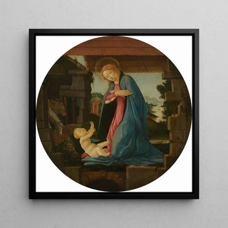 La Vierge adorant l'Enfant - Sandro Botticelli
