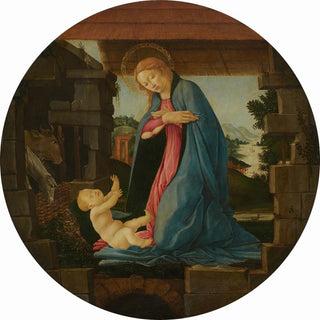 La Vierge adorant l'Enfant - Sandro Botticelli