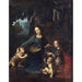 Reproduction of the painting of The Virgin of the Rocks - Leonardo da Vinci