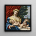 De Maagd der Rozen - Giovanni Battista Salvi da Sassoferrato — ingelijst kunstwerk aan de muur